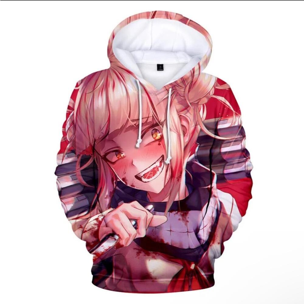 My Hero Academia Izuku Bakugou Shoto Anime Graphic Hoodie Doublesided Character